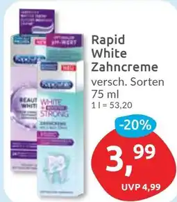 Budni Rapid White Zahncreme Angebot