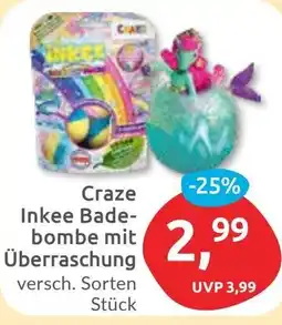 Budni Craze Inkee Badebombe mit Überraschung Angebot