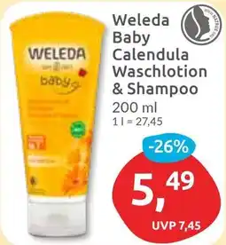 Budni Weleda Baby Calendula Waschlotion & Shampoo Angebot