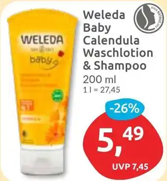 Budni Weleda Baby Calendula Waschlotion & Shampoo Angebot