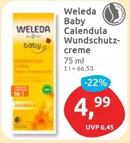 Budni Weleda Baby Calendula Wundschutzcreme Angebot
