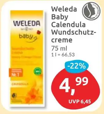 Budni Weleda Baby Calendula Wundschutzcreme Angebot