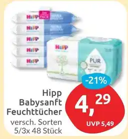 Budni Hipp Babysanft Feuchttücher Angebot