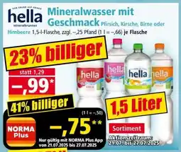 Norma Mineralwasser mit Geschmack Angebot
