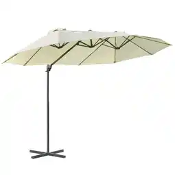 Netto Marken-Discount Outsunny Sonnenschirm Metall, Polyester Angebot