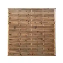 toom Baumarkt Sichtschutzzaun 180 x 180 cm Kiefer KDI braun Angebot