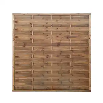 toom Baumarkt Sichtschutzzaun 180 x 180 cm Kiefer KDI braun Angebot