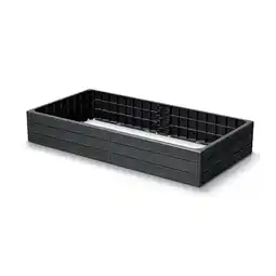 toom Baumarkt Hochbeet 'Base Woody' 149 x 75,6 x 25 cm anthrazit Angebot