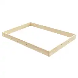 toom Baumarkt Hochbeet 120 x 9,5 x 80 cm aus Holz natur Angebot