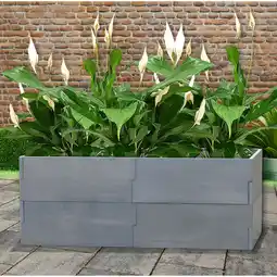 toom Baumarkt Hochbeet 'Jana' grau 160 x 80 x 60 cm Angebot