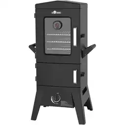 toom Baumarkt El Fuego Gasgrill-Smoker 'Portland W2' schwarz 50 x 107 x 48 cm Angebot