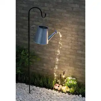 toom Baumarkt toom Gartensolarleuchte 'Gießkanne' 30 x 110 cm 60 LEDs Angebot