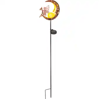 toom Baumarkt toom Solar-Dekoleuchte 'Mond mit Elfe' rostfarben 100 x 20,5 cm Angebot