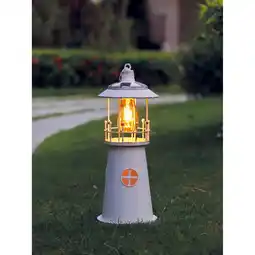 toom Baumarkt toom LED-Solarleuchte 'Leuchtturm' 46 cm weiß Angebot