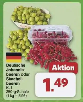 Famila Nord Ost Deutsche Johannisbeeren oder Stachelbeeren Angebot