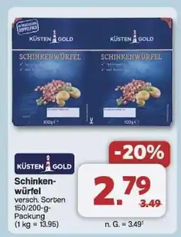 Famila Nord Ost KÜSTEN GOLD Schinkenwürfel Angebot
