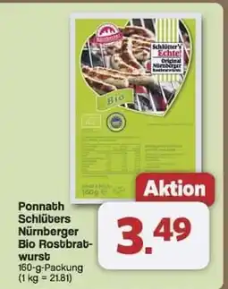 Famila Nord Ost Ponnath Schlüters Nürnberger Bio Rostbratwurst Angebot