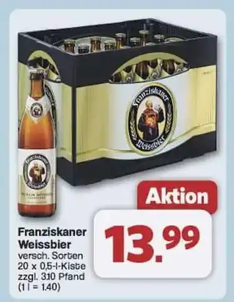 Famila Nord Ost Franziskaner Weissbier Angebot