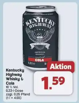 Famila Nord Ost Kentucky Highway Whisky & Cola Angebot