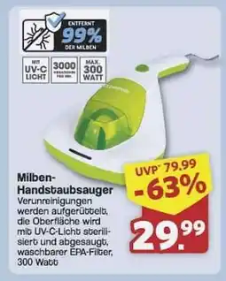 Famila Nord Ost Milben-Handstaubsauger Angebot