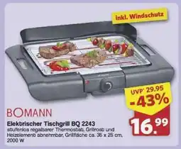 Famila Nord Ost BOMANN Elektrischer Tischgrill BQ 2243 Angebot