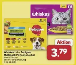 Famila Nord Ost Whiskas oder Pedigree Multipack Portionsbeutel Angebot
