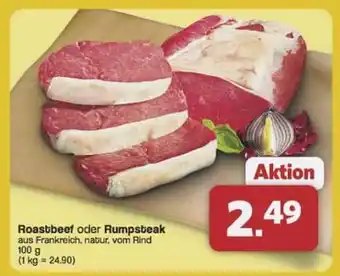 Famila Nord Ost Roastbeef oder Rumpsteak Angebot