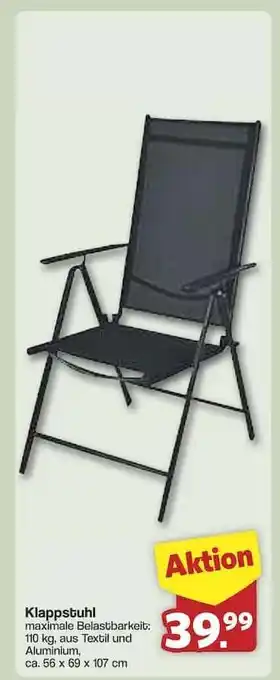 Famila Nord Ost Klappstuhl Angebot