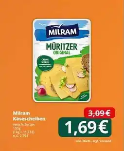 Famila Nord Ost Milram Käsescheiben Angebot