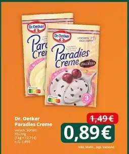 Famila Nord Ost Dr. Oetker Paradies Creme Angebot