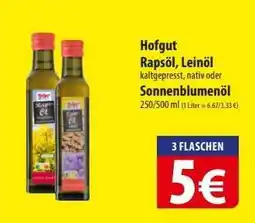 Famila Nord Ost Hofgut Rapsöl, Leinöl oder Sonnenblumenöl Angebot