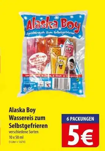 Famila Nord Ost Alaska Boy Wassereis zum Selbstgefrieren Angebot