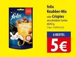 Famila Nord Ost FELIX Knabber-Mix oder Crispies Angebot