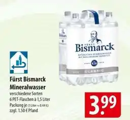 Famila Nord Ost Fürst Bismarck Mineralwasser Angebot