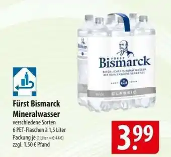 Famila Nord Ost Fürst Bismarck Mineralwasser Angebot
