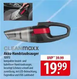 Famila Nord Ost CLEANmaxx Akku-Handstaubsauger Angebot