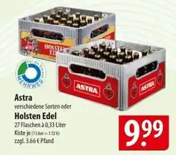 Famila Nord Ost Astra oder Holsten Edel Angebot