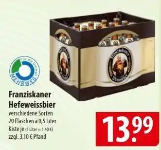 Famila Nord Ost Franziskaner Hefeweissbier Angebot