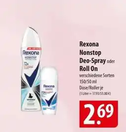 Famila Nord Ost REXONA Nonstop Deo-Spray oder -Roll-on Angebot