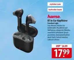 Famila Nord Ost hama BT In-Ear-Kopfhörer Freedom Light Angebot
