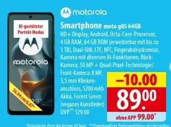 Famila Nord Ost Smartphone moto g05 64GB Angebot