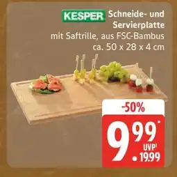 Edeka Kesper Schneide- und Servierplatte Angebot