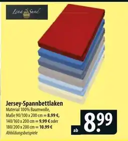 Famila Nord Ost Jersey- Spannbettlaken Angebot