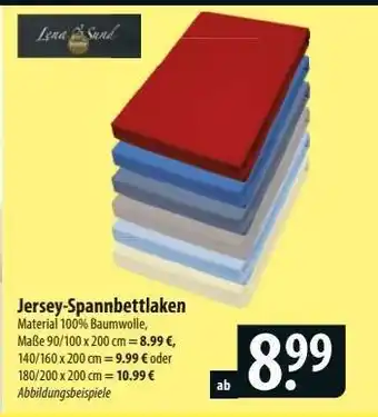 Famila Nord Ost Jersey- Spannbettlaken Angebot