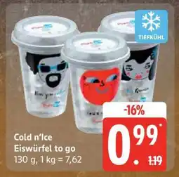 Edeka Cold n‘Ice Eiswürfel to go Angebot