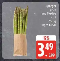 Edeka Spargel grün aus Mexico Angebot