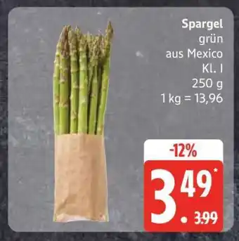 Edeka Spargel grün aus Mexico Angebot