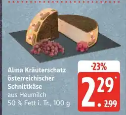 Edeka Alma Kräuterschatz österreichischer Schnittkäse Angebot