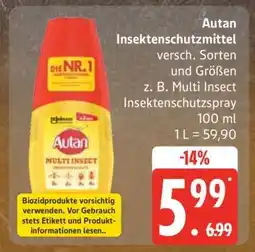 Edeka Autan Insektenschutzmittel Angebot