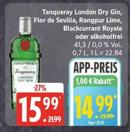 Edeka Tanqueray London Dry Gin Angebot